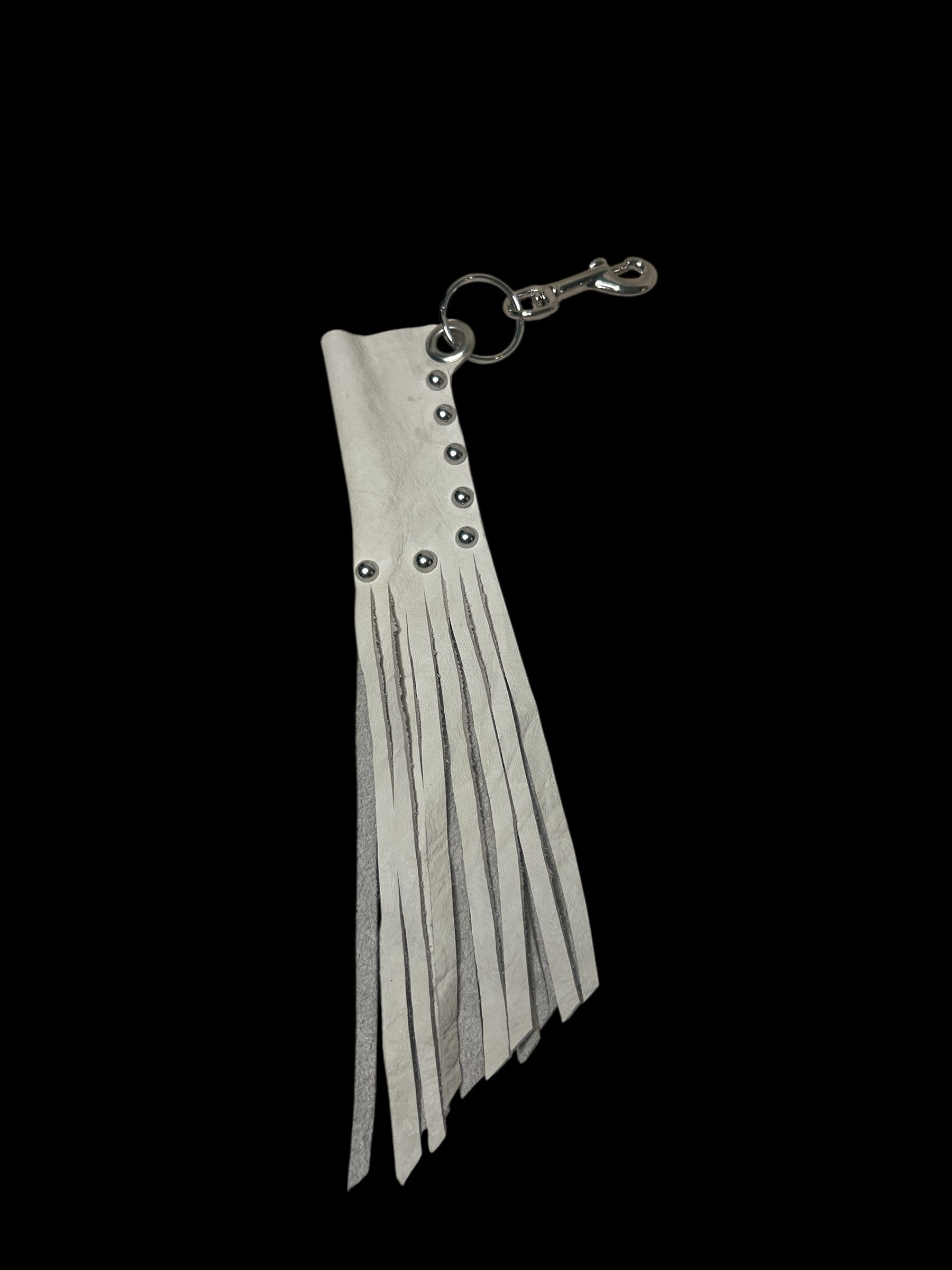 fringe lighter case keychain (ivory)