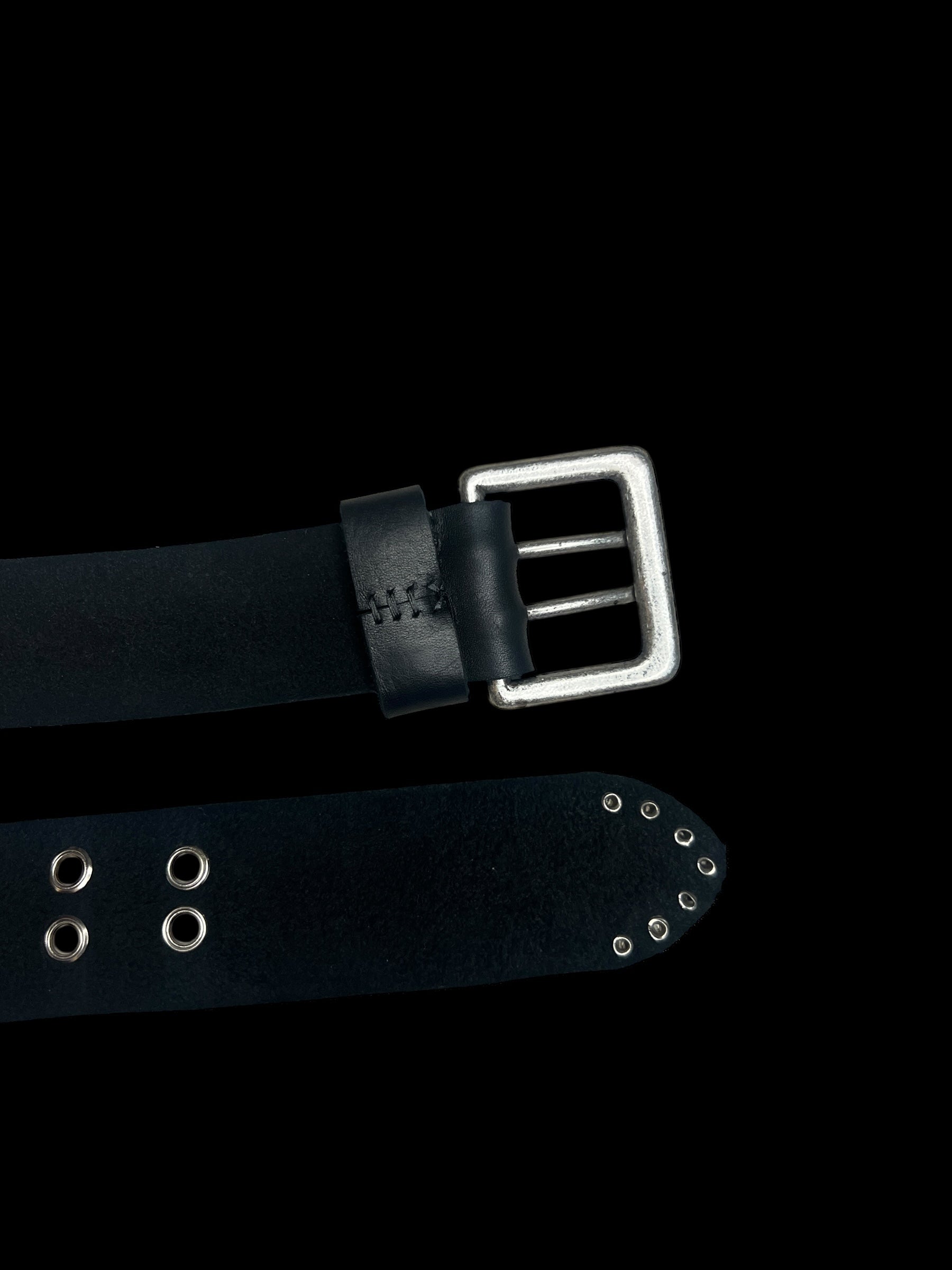 custom deadstock leather belt