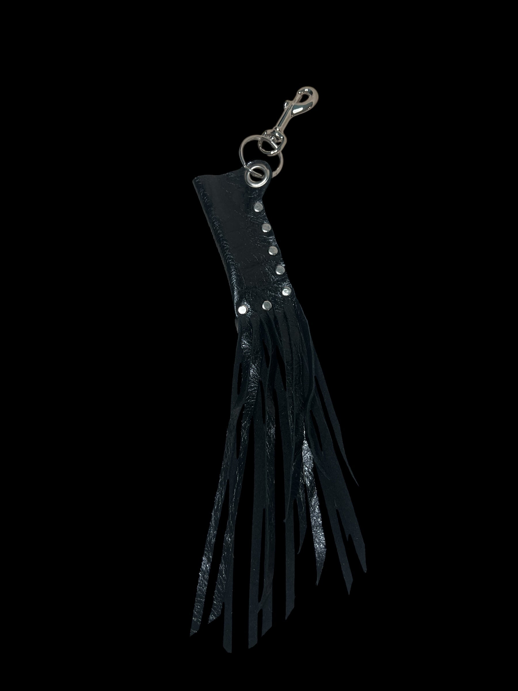 fringe lighter case keychain (black)