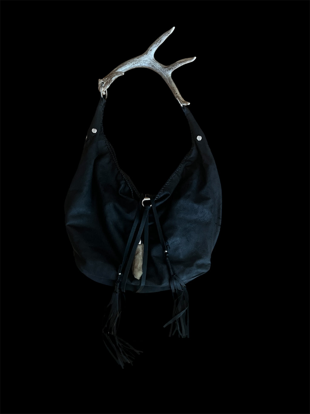 custom deer antler bag