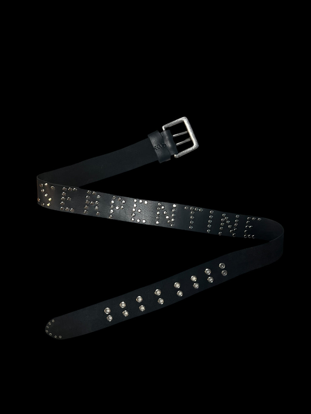 custom deadstock leather belt