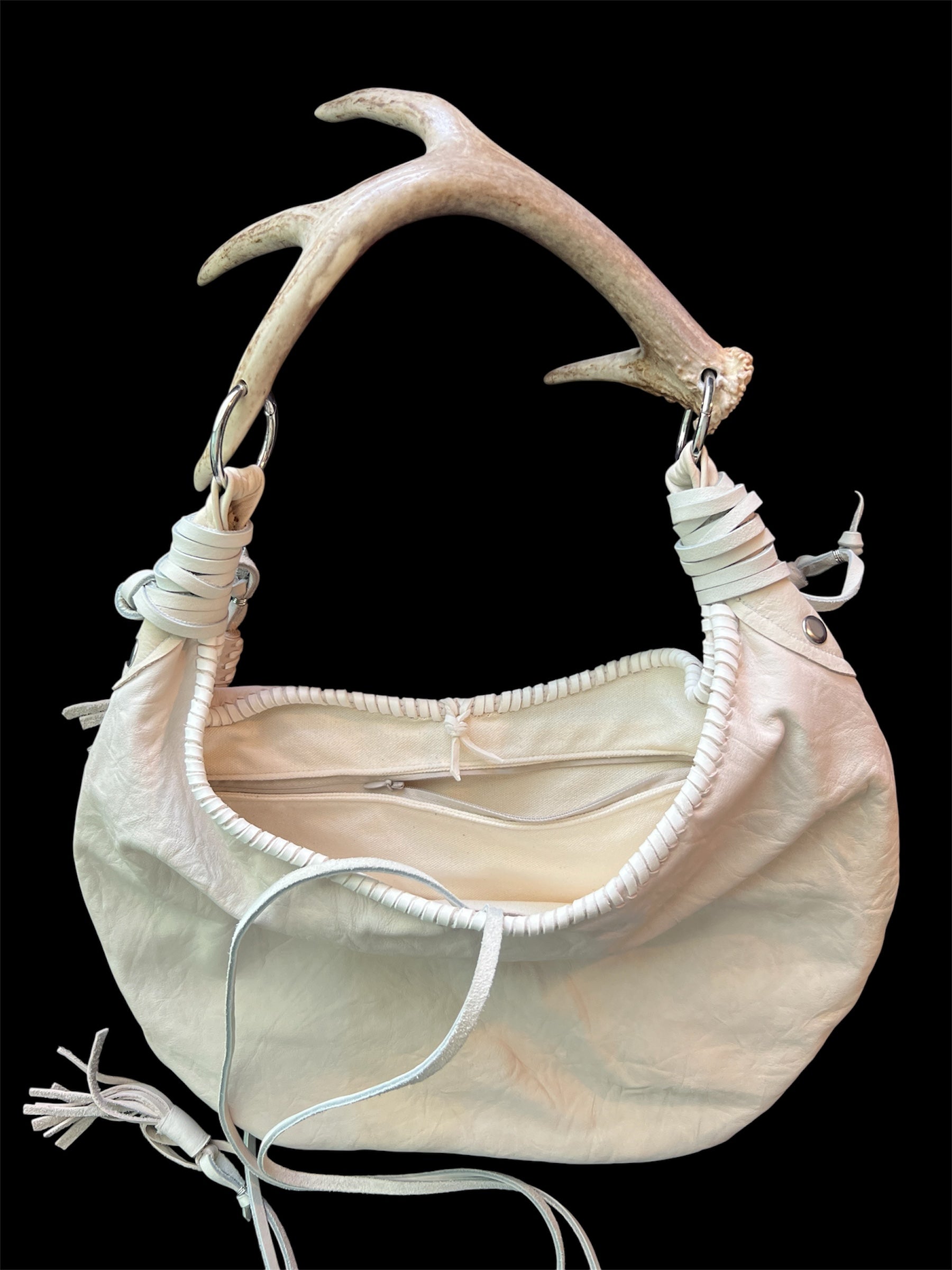 custom deer antler bag