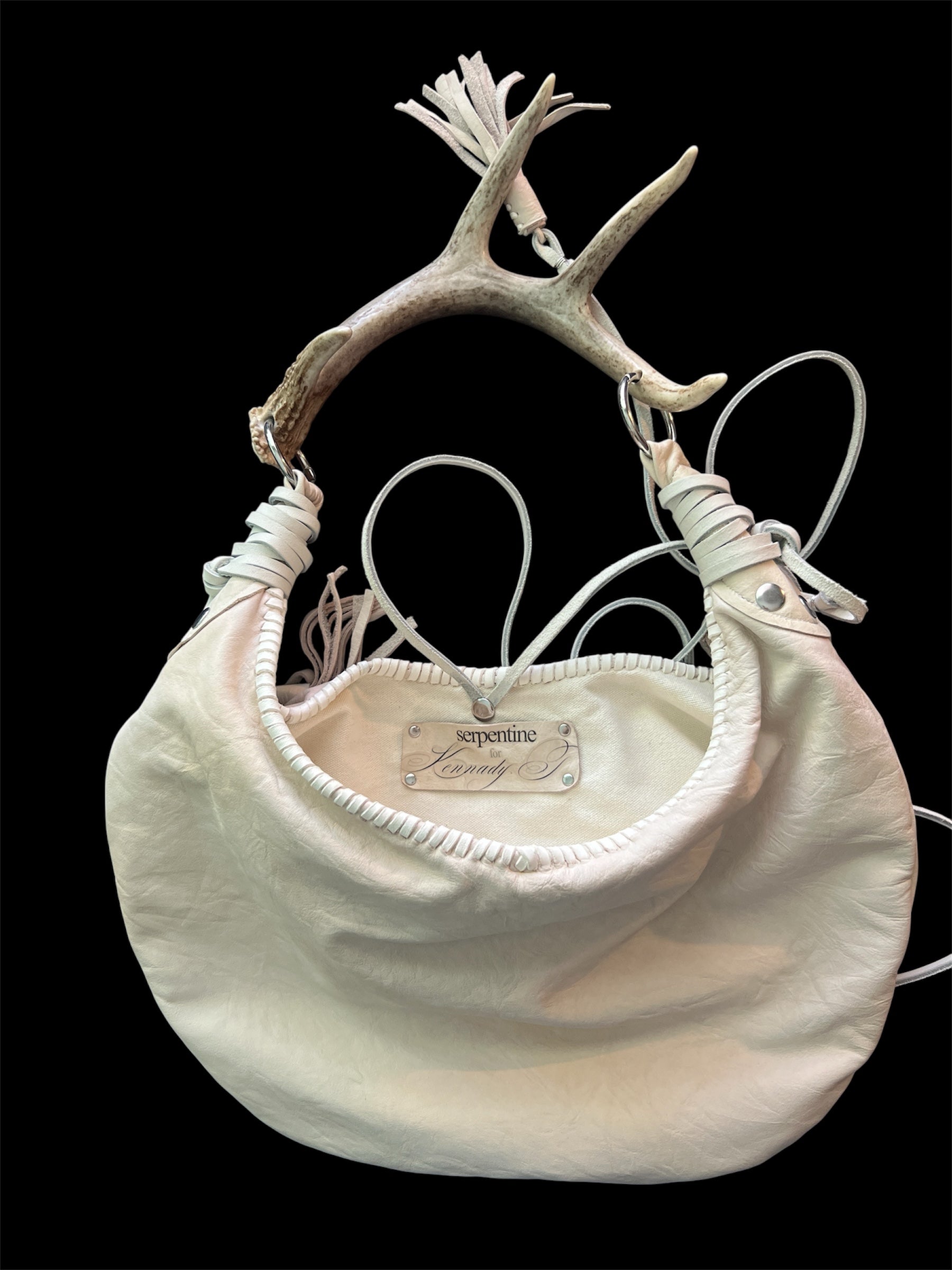 custom deer antler bag