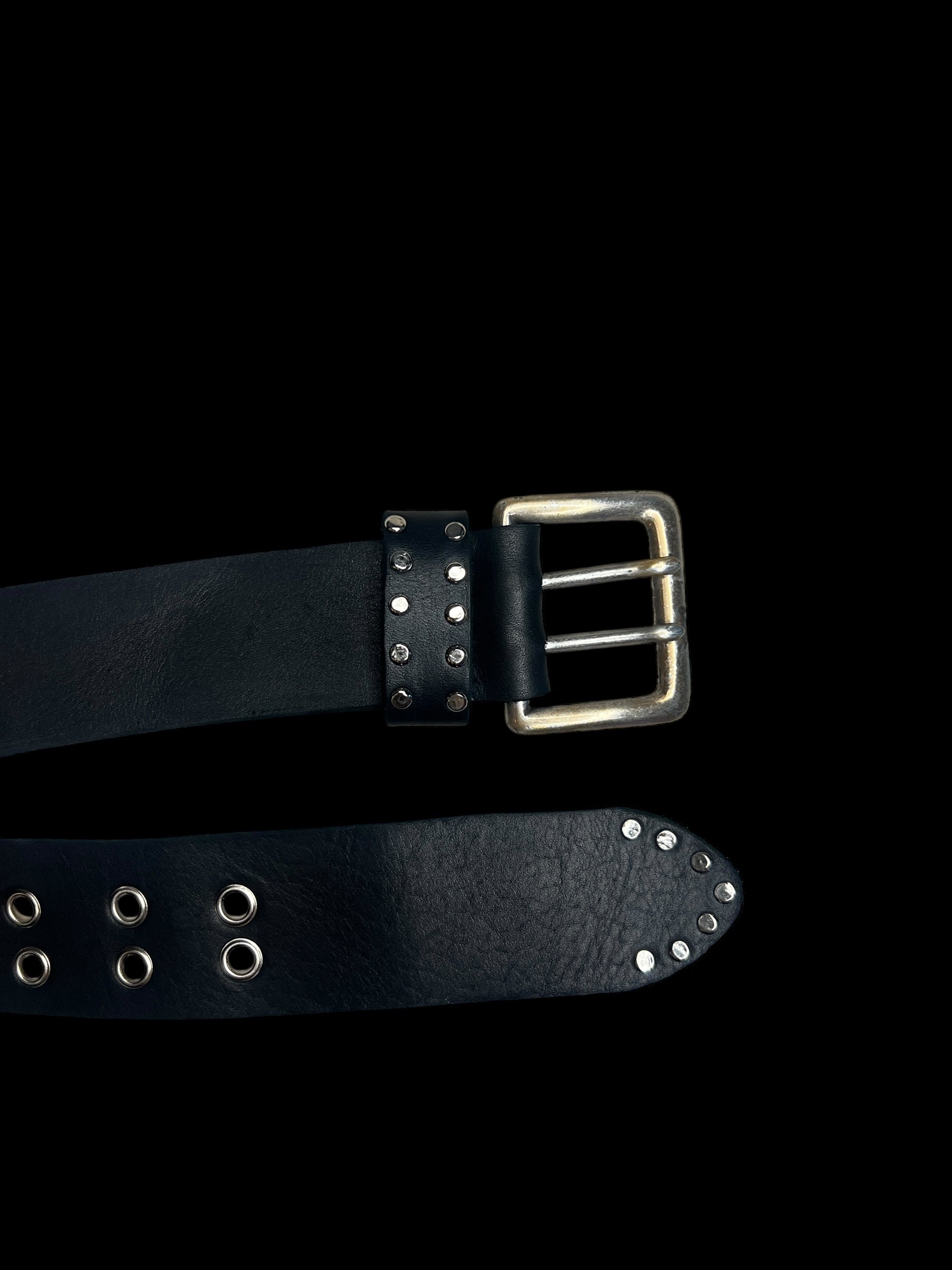 custom deadstock leather belt