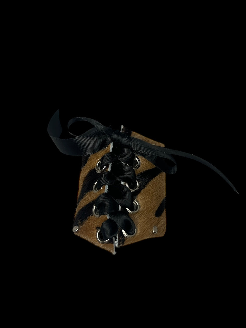 tiger studded corset cuff