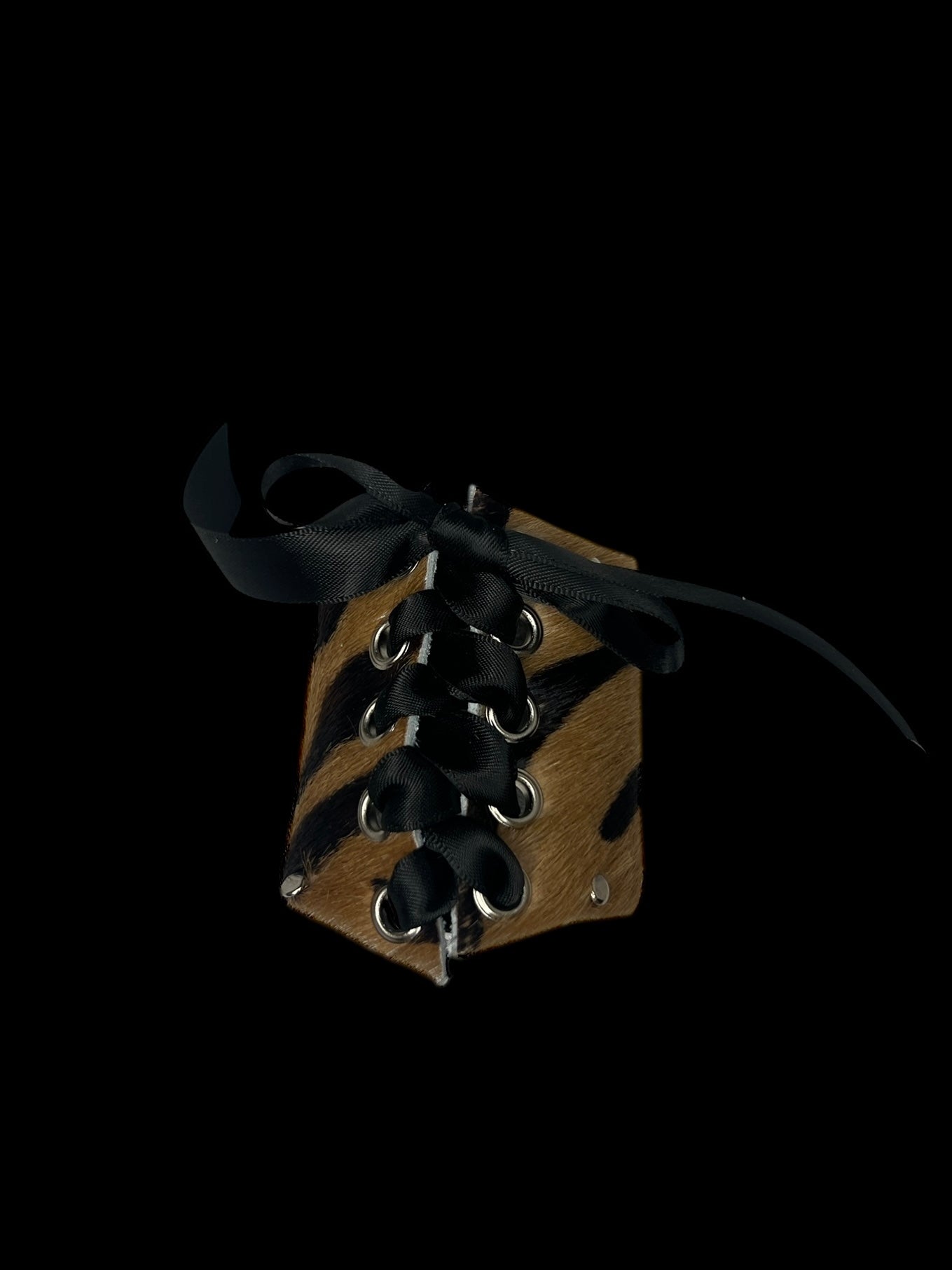 tiger studded corset cuff