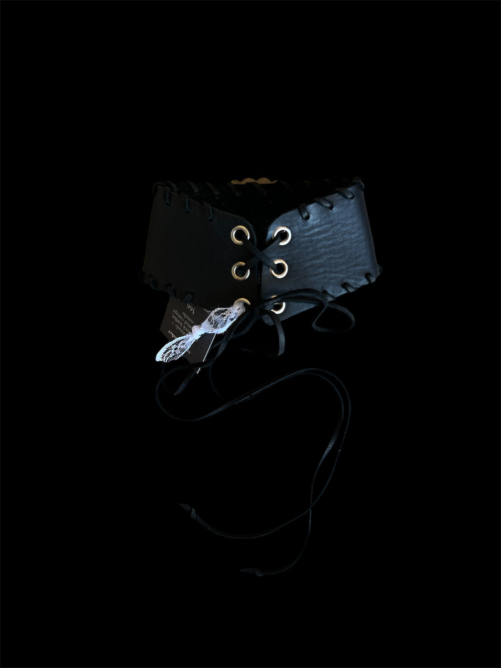 reclaimed concho choker (black)