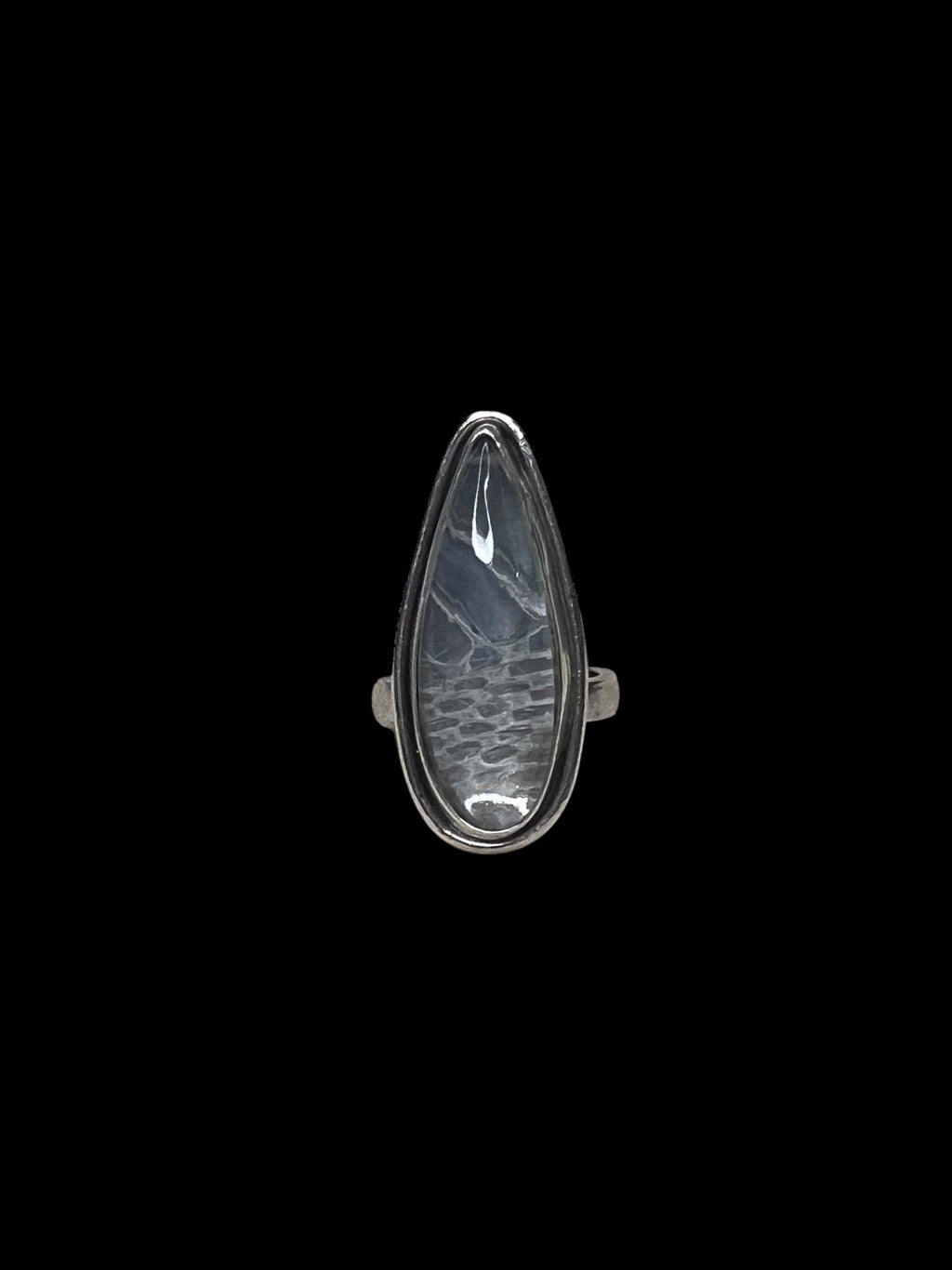serpent teardrop ring