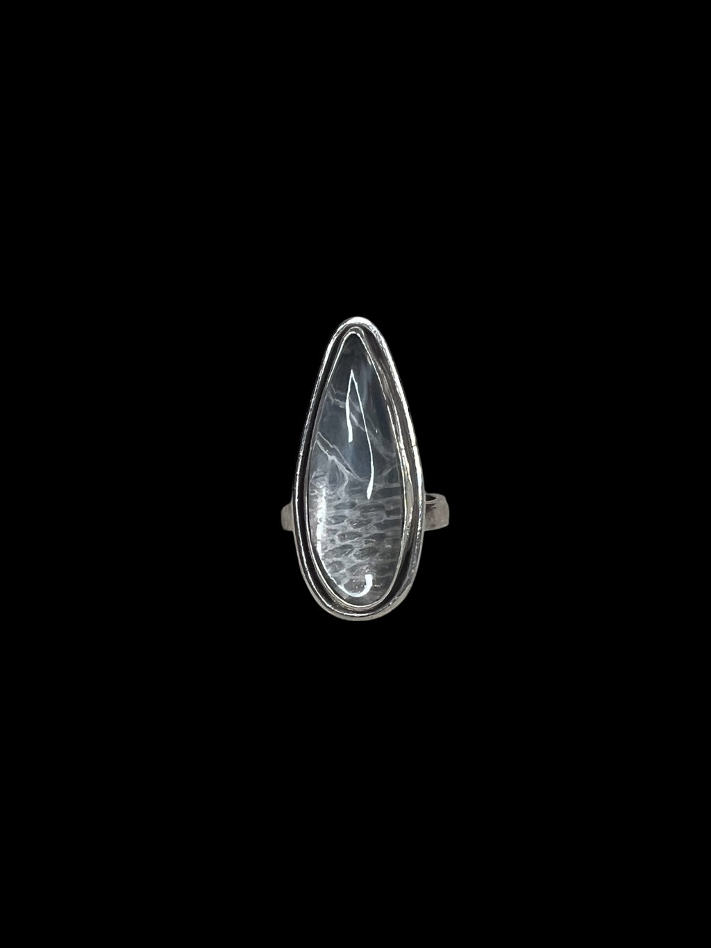serpent teardrop ring