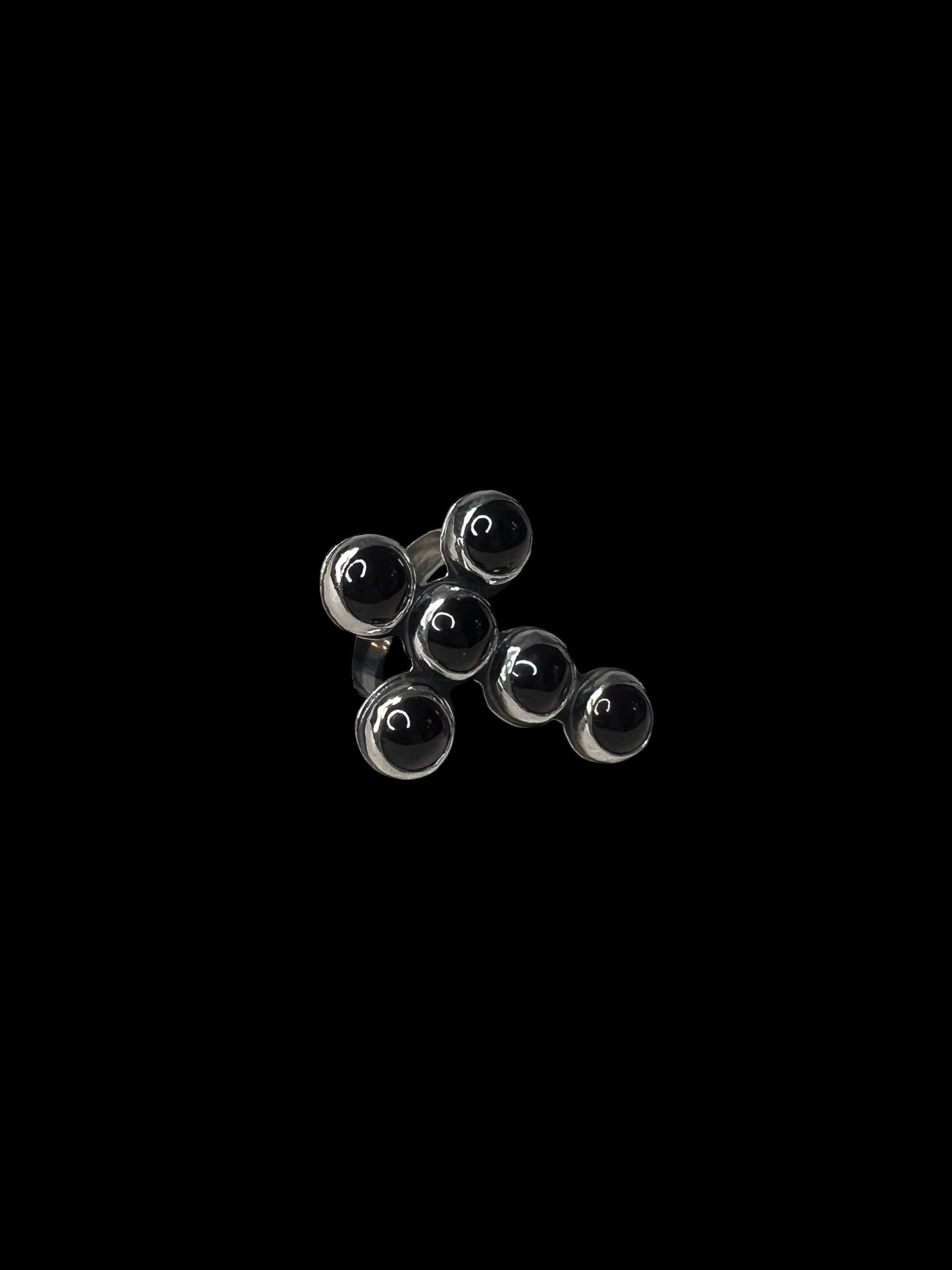 garnet cross ring